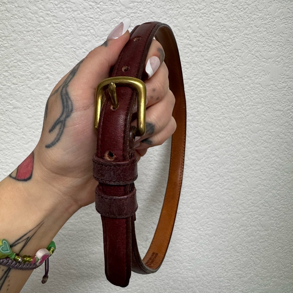 Coach Thin Waist Belt